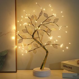 Tabletop Bonsai Tree Branch Light; 72LED Wire String Lights With Touch Switch; USB Operated Artificial Tree Lamp For Bedroom; Desktop; Christmas Tabletop Bonsai Tree Branch Light; 72LED Wire String Lights With Touch Switch; USB Operated Artificial Tree Lamp For Bedroom; Desktop; Christmas